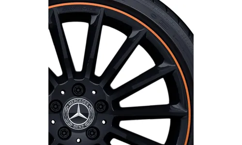 Колесный диск AMG 7,5J×19 ET49 для Mercedes-Benz A-Class 177 / B-Class 247 / CLA 118, передняя и задняя оси, черный, многоспицевый — фото 2