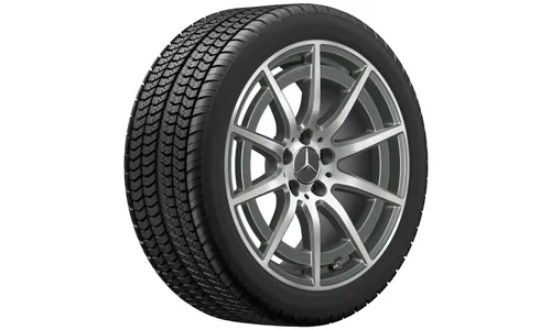 Колесный диск AMG 8,5J×18 ET46 для Mercedes-Benz A-Class 177 / CLA 118, передняя и задняя оси, серый Tantal, 10 спиц — фото 3