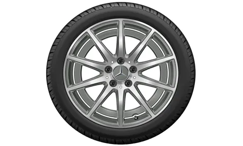 Колесный диск AMG 8,5J×18 ET46 для Mercedes-Benz A-Class 177 / CLA 118, передняя и задняя оси, серый Tantal, 10 спиц — фото 7