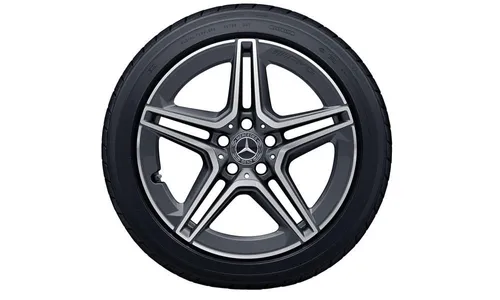 Колесный диск AMG 7,5J×18 ET33,5 для Mercedes-Benz A-Class 177, передняя и задняя оси, серый металлик Tremolite — фото 1