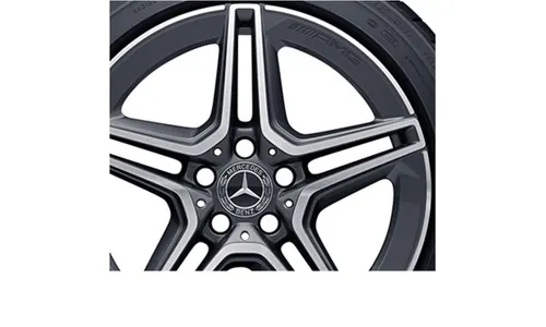Колесный диск AMG 7,5J×18 ET33,5 для Mercedes-Benz A-Class 177, передняя и задняя оси, серый металлик Tremolite — фото 2