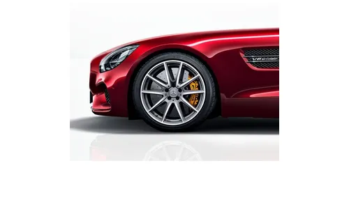 Колесный диск AMG 9J×19 ET61 для Mercedes-Benz AMG GT 190, передняя ось, титаново-серый, 10 спиц — фото 1