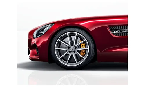 Колесный диск AMG 9J×19 ET61 для Mercedes-Benz AMG GT 190, передняя ось, титаново-серый, 10 спиц — фото 4