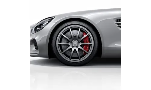 Колесный диск AMG 11J×20 ET68 для Mercedes-Benz AMG GT 190, задняя ось, титаново-серый, 10 спиц — фото 1