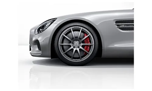 Колесный диск AMG 11J×20 ET68 для Mercedes-Benz AMG GT 190, задняя ось, титаново-серый, 10 спиц — фото 4
