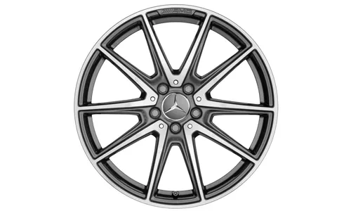 Колесный диск AMG 9J×19 ET61 для Mercedes-Benz AMG GT 190, передняя ось, титаново-серый — фото 3
