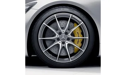 Колесный диск AMG 10J×19 ET56 для Mercedes-Benz AMG GT 190, передняя ось, титаново-серый, с алмазной проточкой — фото 1