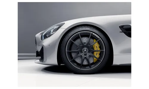 Колесный диск AMG 12J×20 ET52 для Mercedes-Benz AMG GT 190, задняя ось, черный, матовый — фото 2