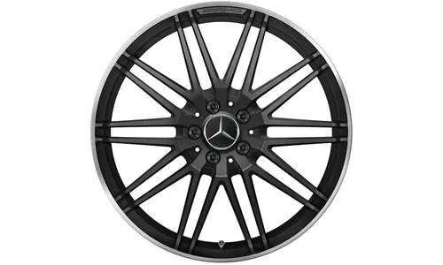 Колесный диск AMG 12J×20 ET46 для Mercedes-Benz AMG GT 190, задняя ось, черный, матовый, 10 спиц — фото 1