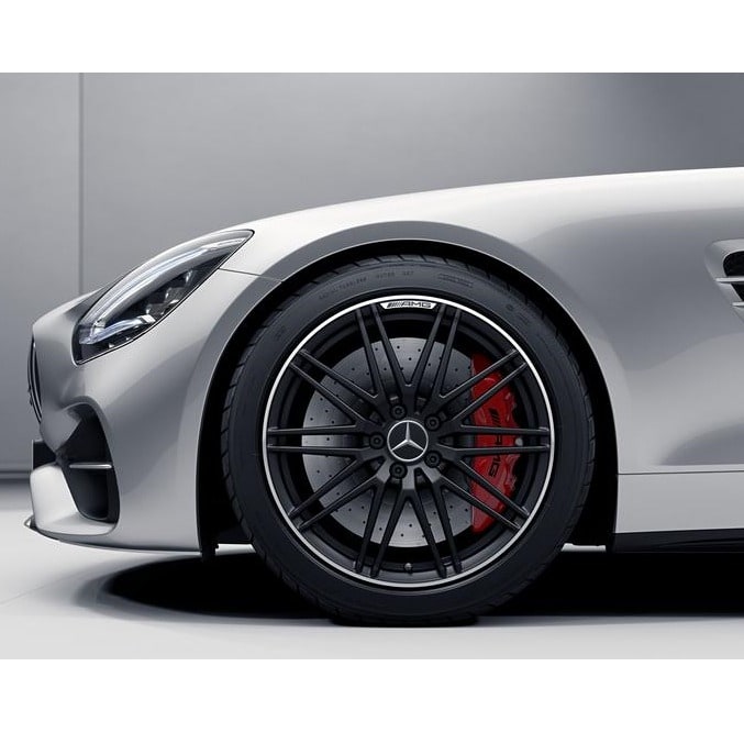 Колесный диск AMG 12J×20 ET46 для Mercedes-Benz AMG GT 190, задняя ось, черный, матовый, 10 спиц — фото 5