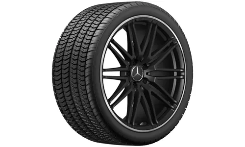 Колесный диск AMG 11J×20 ET68 для Mercedes-Benz AMG GT 190, задняя ось, черный, матовый, 10 спиц — фото 3