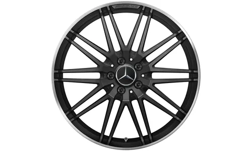 Колесный диск AMG 11J×20 ET68 для Mercedes-Benz AMG GT 190, задняя ось, черный, матовый, 10 спиц — фото 4