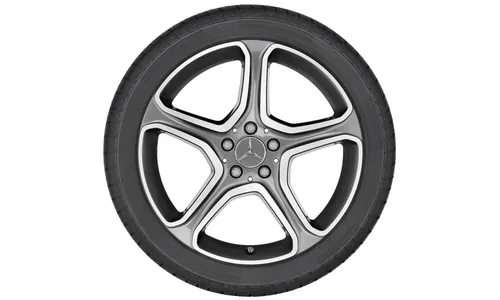 Колесный диск 7,5J×19 ET47 для Mercedes-Benz X204, передняя и задняя оси, гималайский серый — фото 2