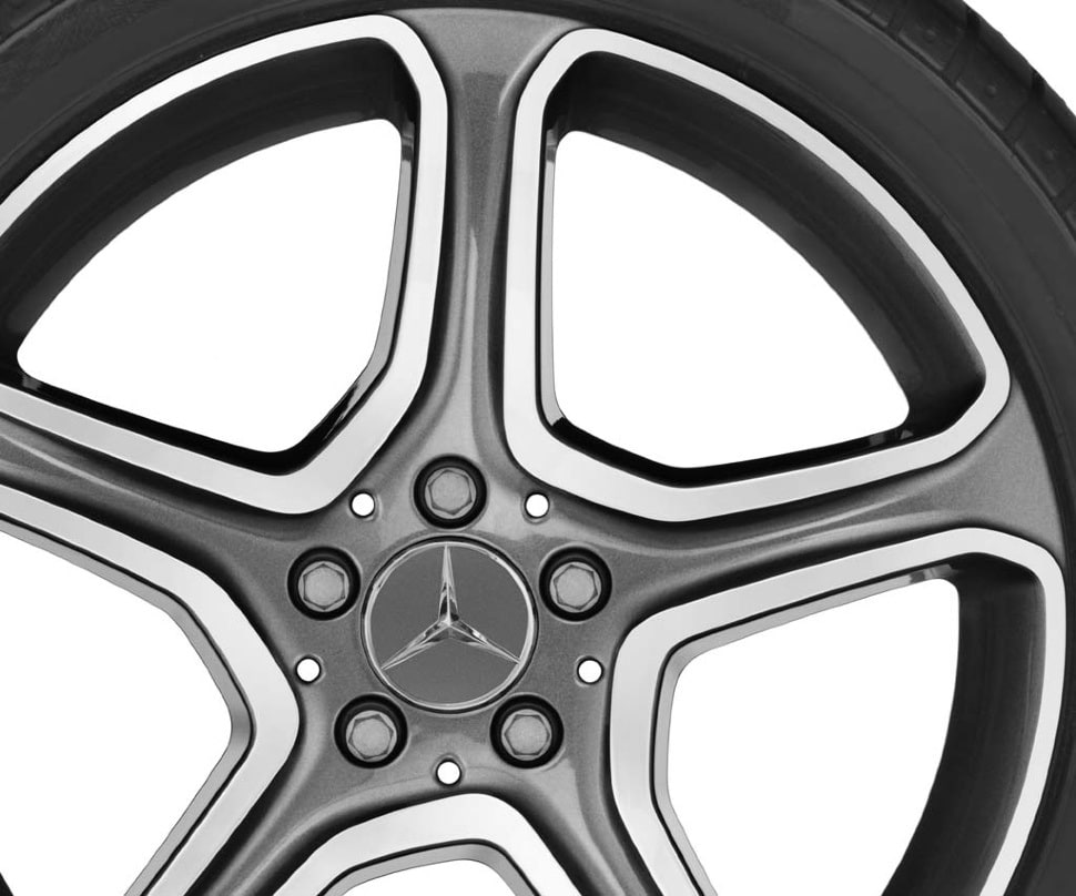 Колесный диск 7,5J×19 ET47 для Mercedes-Benz X204, передняя и задняя оси, гималайский серый — фото 3