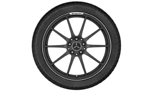 Колесный диск 9,5J×19 ET47 для Mercedes-Benz W204, задняя ось, чёрный, матовый — фото 2