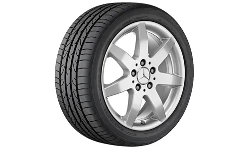 Колесный диск 7,5J×17 ET47,5 для Mercedes-Benz X204, передняя и задняя оси, титаново-серебристый — фото 1