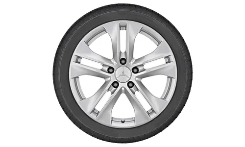 Колесный диск 7,5J×17 ET47 для Mercedes-Benz W204, передняя и задняя оси, титаново-серебристый — фото 2