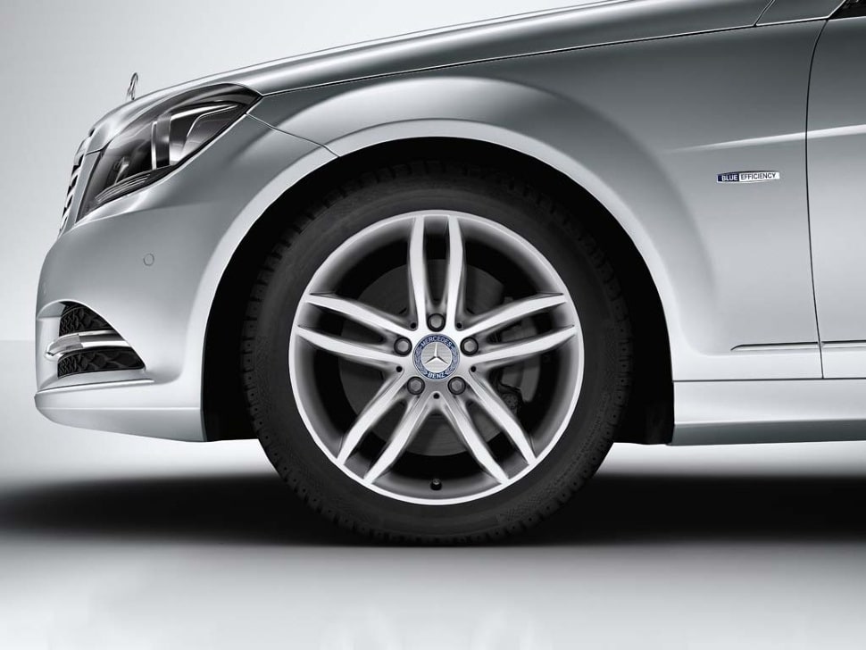 Колесный диск 7,5J×17 ET47 для Mercedes-Benz W204, передняя и задняя оси, титаново-серебристый — фото 3