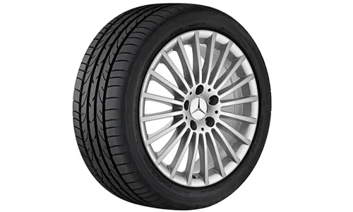 Колесный диск 7J×17 ET48,5 для Mercedes-Benz W205, передняя и задняя оси, ванадиево-серебристый — фото 1