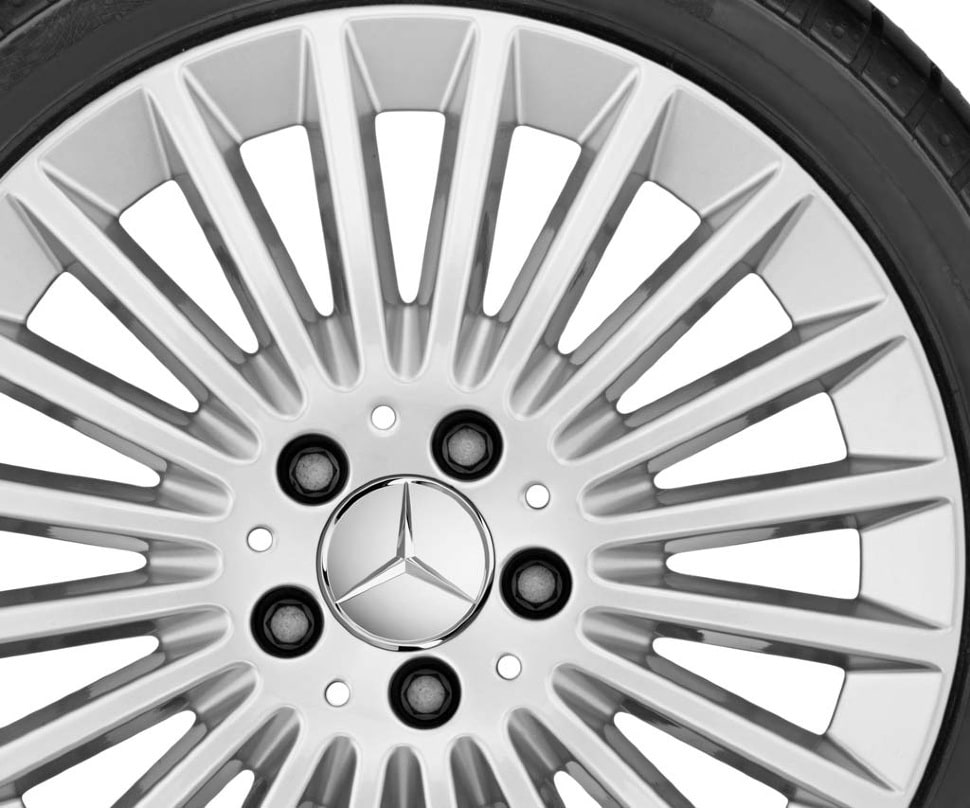 Колесный диск 7J×17 ET48,5 для Mercedes-Benz W205, передняя и задняя оси, ванадиево-серебристый — фото 3