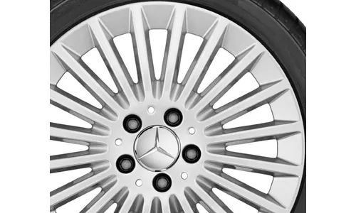 Колесный диск 7J×17 ET48,5 для Mercedes-Benz W205, передняя и задняя оси, ванадиево-серебристый — фото 3