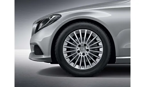 Колесный диск 7J×17 ET48,5 для Mercedes-Benz W205, передняя и задняя оси, ванадиево-серебристый — фото 4