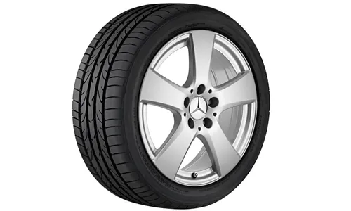 Колесный диск 7J×17 ET48,5 для Mercedes-Benz W205, передняя и задняя оси, ванадиево-серебристый — фото 1
