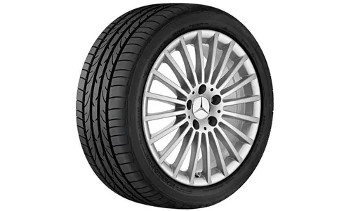 Колесный диск 8J×17 ET54 для Mercedes-Benz C-Class 205, задняя ось, серебристый Vanadium Silver, многоспицевый — фото 1
