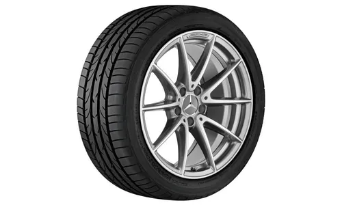 Колесный диск AMG 9J×18 ET25 для Mercedes-Benz C-Class 205, передняя ось, титаново-серый, 10 спиц — фото 2