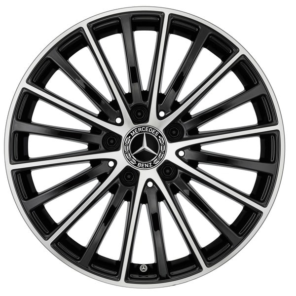 Колесный диск 7J×17 ET48,5 для Mercedes-Benz C-Class 205, передняя и задняя оси, черный, многоспицевый — фото 1