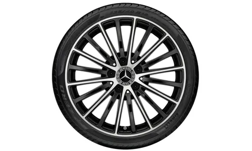 Колесный диск 7J×17 ET48,5 для Mercedes-Benz C-Class 205, передняя и задняя оси, черный, многоспицевый — фото 3