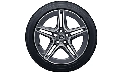 Колесный диск AMG 8,5J×18 ET49 для Mercedes-Benz C-Class 205, задняя ось, серый металлик Tremolite — фото 1
