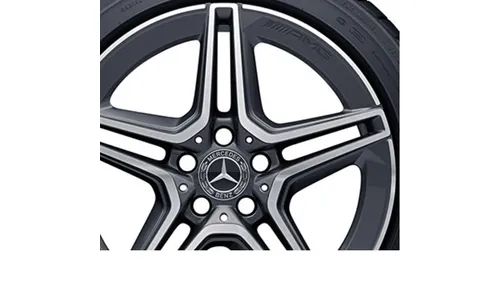 Колесный диск AMG 7,5J×18 ET33 для Mercedes-Benz A-Class 177 / C-Class 205, передняя ось, серый металлик Tremolite — фото 2