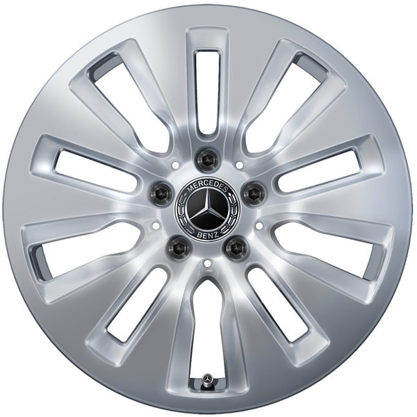 Колесный диск 8J×17 ET49,5 для Mercedes-Benz C-Class 206, задняя ось, серебристый Vanadium Silver — фото 1
