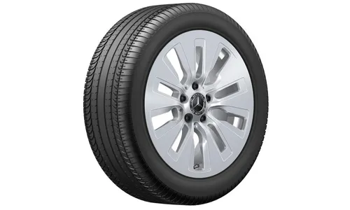 Колесный диск 8J×17 ET49,5 для Mercedes-Benz C-Class 206, задняя ось, серебристый Vanadium Silver — фото 2