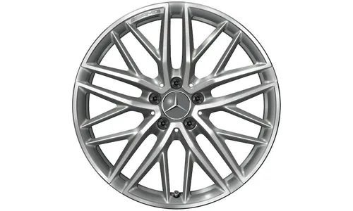 Колесный диск AMG 8J×19 ET43,1 для Mercedes-Benz C-Class 206, передняя ось, титаново-серый, с алмазной проточкой — фото 1