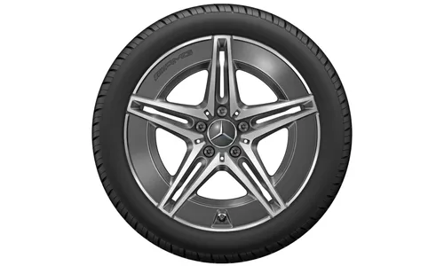 Колесный диск AMG 9J×18 ET58 для Mercedes-Benz C-Class 206, задняя ось, серый Tantal — фото 2