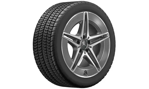 Колесный диск AMG 9J×18 ET58 для Mercedes-Benz C-Class 206, задняя ось, серый Tantal — фото 3