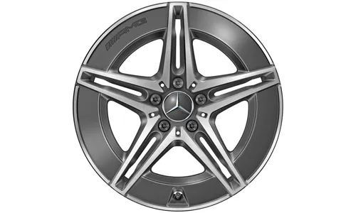 Колесный диск AMG 9J×18 ET58 для Mercedes-Benz C-Class 206, задняя ось, серый Tantal — фото 4