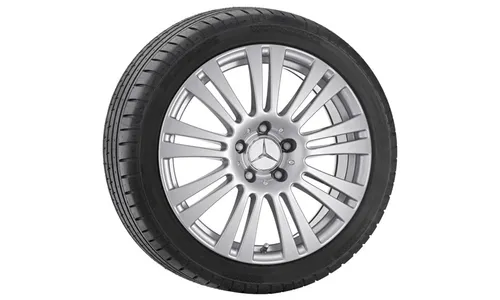 Колесный диск 7,5J×17 ET45 для Mercedes-Benz C207, передняя и задняя оси, титаново-серебристый — фото 1