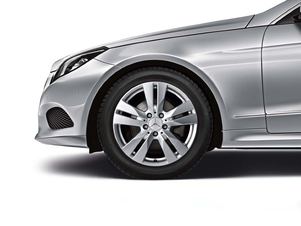 Колесный диск 7,5J×17 ET45 для Mercedes-Benz C207, передняя и задняя оси, титаново-серебристый — фото 3