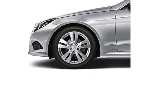 Колесный диск 7,5J×17 ET45 для Mercedes-Benz C207, передняя и задняя оси, титаново-серебристый — фото 3