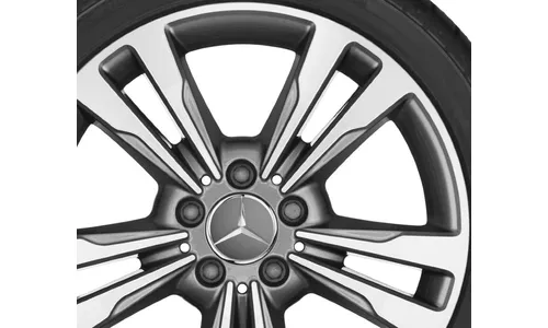 Колесный диск 7,5J×17 ET45 для Mercedes-Benz C207, передняя и задняя оси, гималайский серый — фото 3