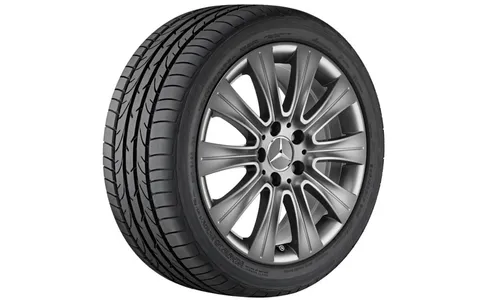 Колесный диск 7,5J×17 ET45 для Mercedes-Benz A207/C207, передняя и задняя оси, гималайский серый, 10 спиц — фото 1