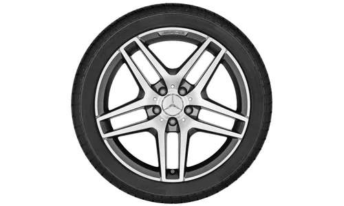 Колесный диск AMG 8,5J×18 ET48 для Mercedes-Benz E-Class 207 / E-Class 212, передняя ось, титаново-серый — фото 3