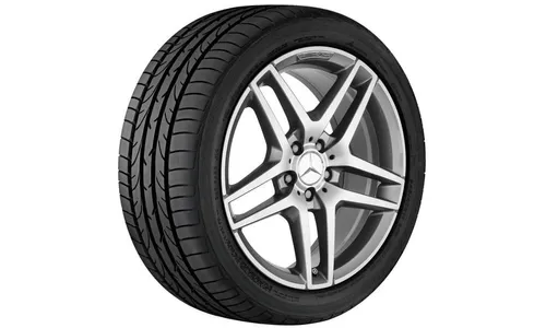 Колесный диск AMG 9J×18 ET54 для Mercedes-Benz E-Class 212, задняя ось, титаново-серый, с алмазной проточкой — фото 2
