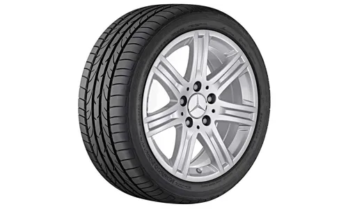 Колесный диск 7J×16 ET38 для Mercedes-Benz W212/C207/R172, передняя и задняя оси, стерлингово-серебристый — фото 1