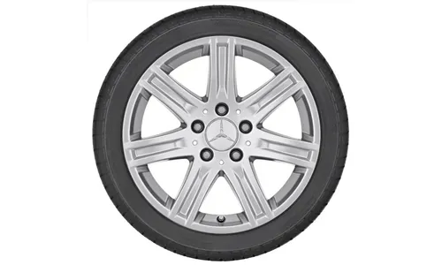 Колесный диск 7J×16 ET38 для Mercedes-Benz W212/C207/R172, передняя и задняя оси, стерлингово-серебристый — фото 2