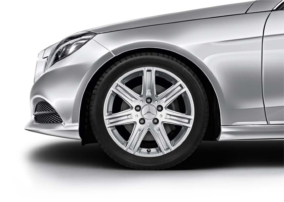 Колесный диск 7J×16 ET38 для Mercedes-Benz W212/C207/R172, передняя и задняя оси, стерлингово-серебристый — фото 3