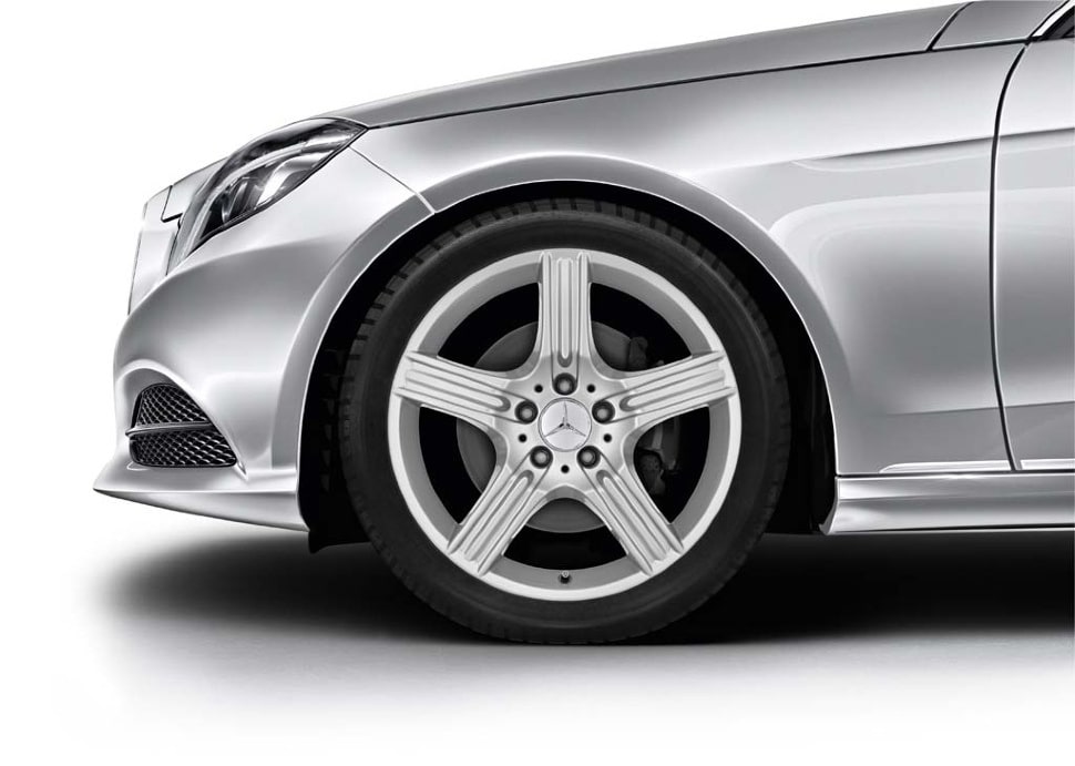 Колесный диск 9J×18 ET54 для Mercedes-Benz W212, задняя ось, стерлингово-серебристый — фото 3